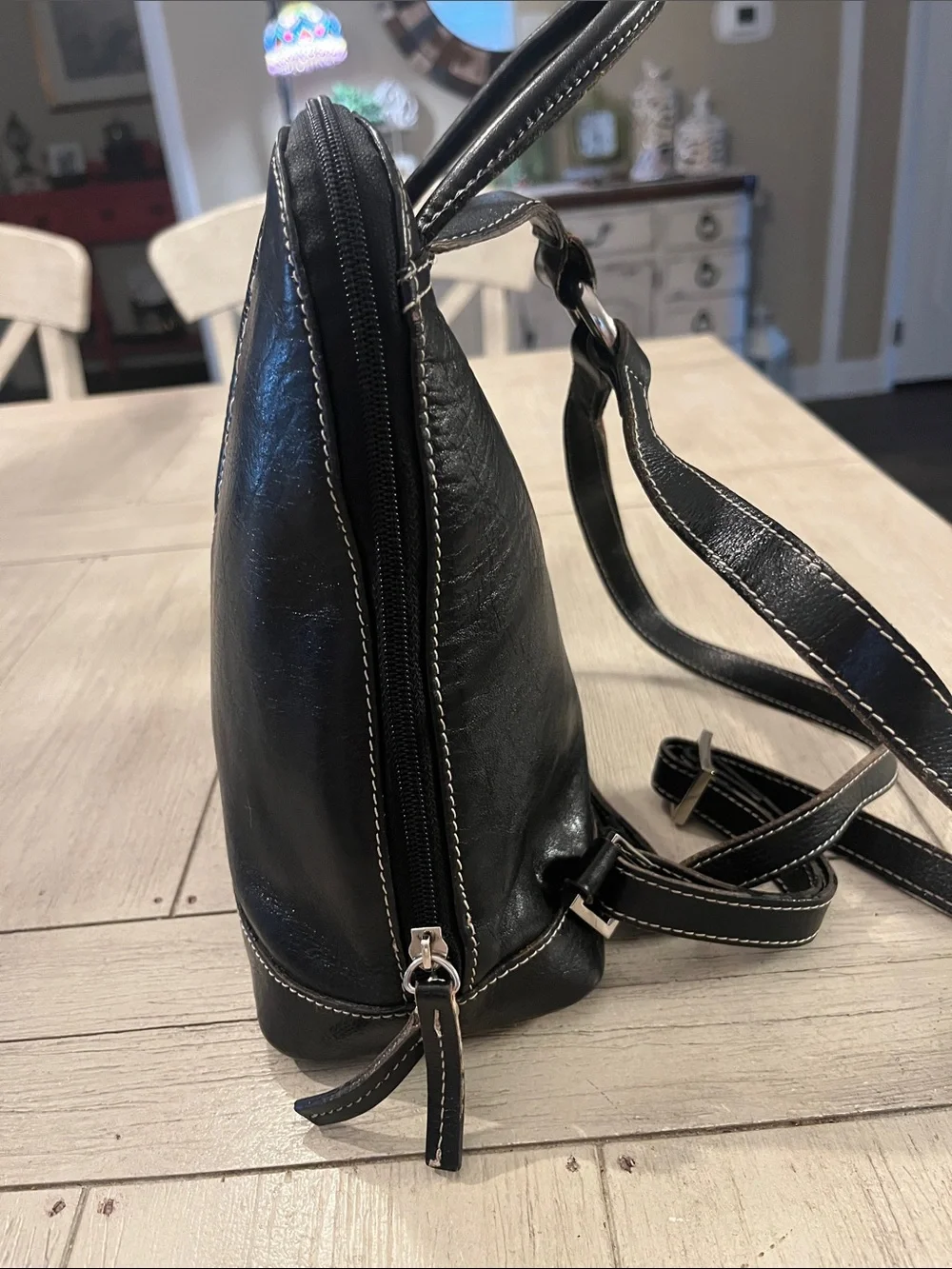 Wilsons Leather Black Leather Women's Backpack